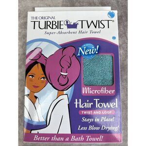 Turbie Twist Hair Towel – 1 Pack Quick Dry Microfiber Wrap for Women & Men